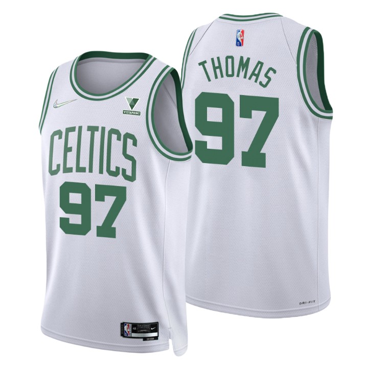 Men's Boston Celtics Brodric Thomas #97 Diamond 75th Anniversary Association Jersey 2401ZSYV